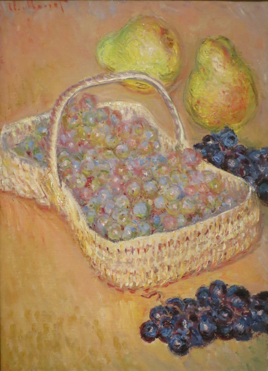 Kosz winogron, pigw i gruszek W954 - Claude Monet