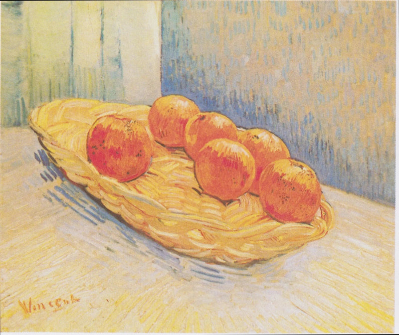 Martwa natura z koszem pomarańczy - Vincent van Gogh