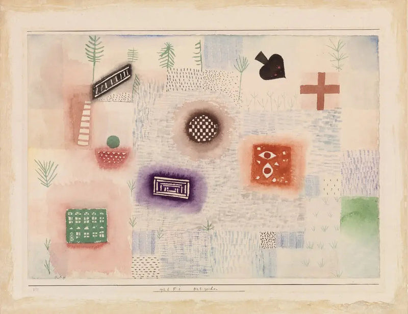 Panele lokalizacyjne (Ort-Zeichen) - Paul Klee