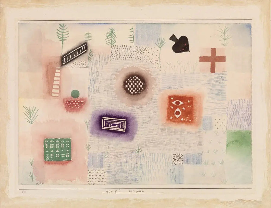 Panele lokalizacyjne (Ort-Zeichen) - Paul Klee