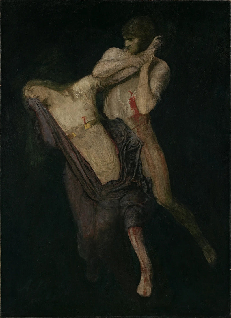 Paolo i Francesca - Arnold Böcklin