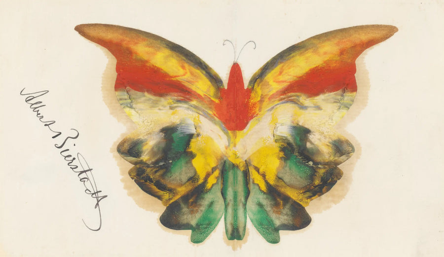 Żółty motyl - Albert Bierstadt
