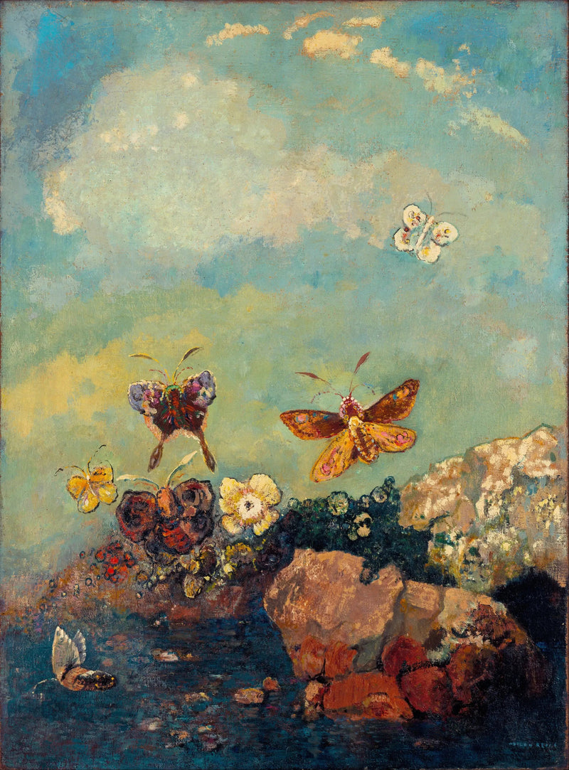Motyle - Odilon Redon