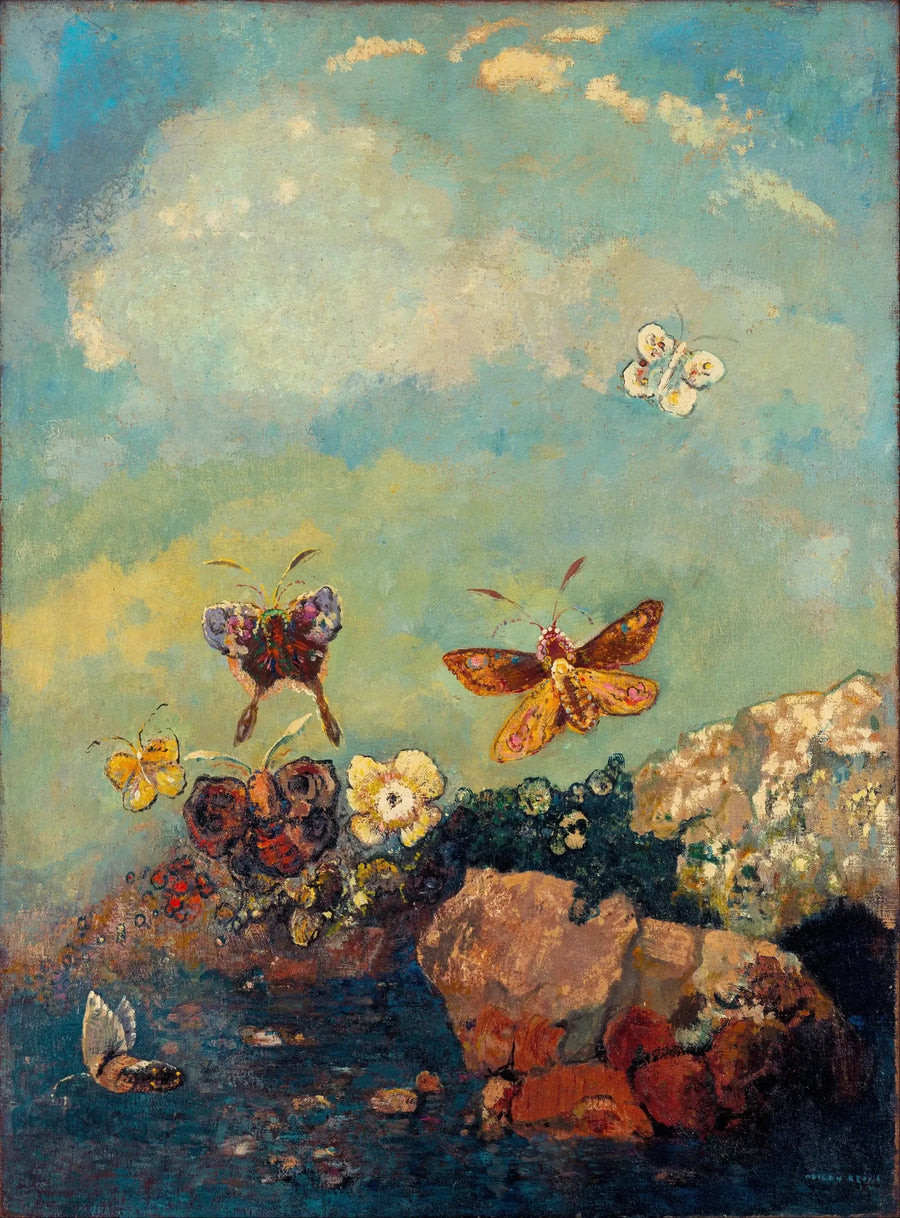 Motyle - Odilon Redon