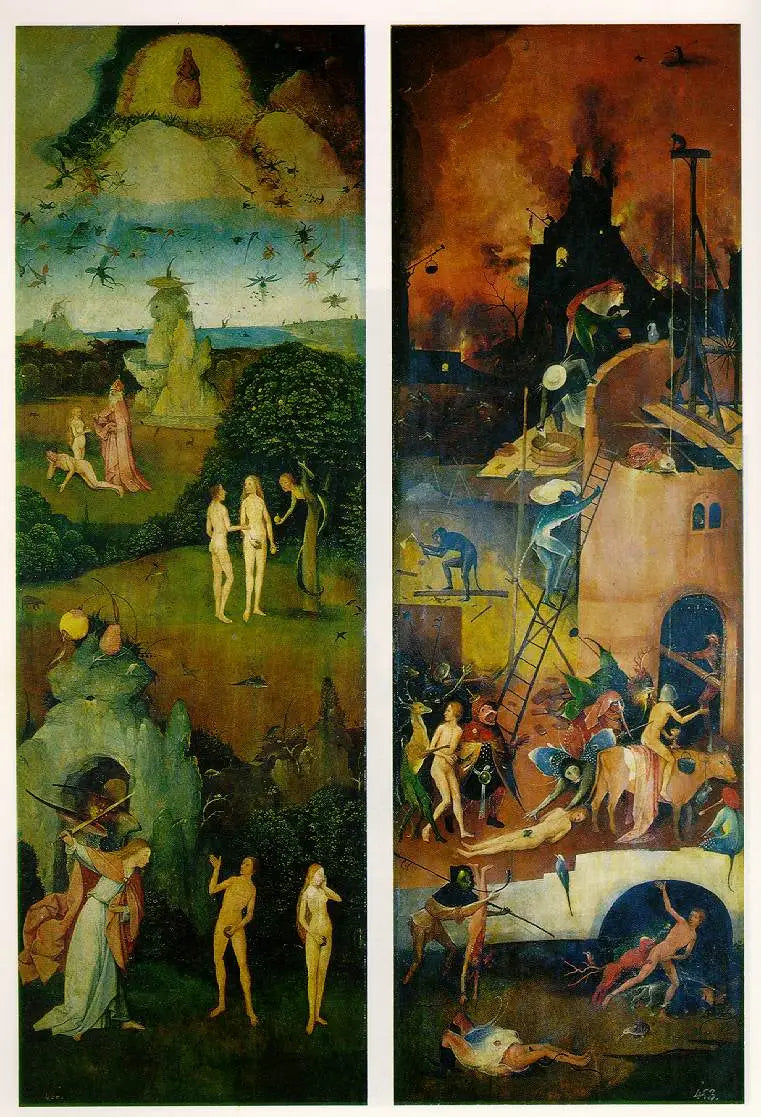 Raj i Piekło - Hieronymus Bosch