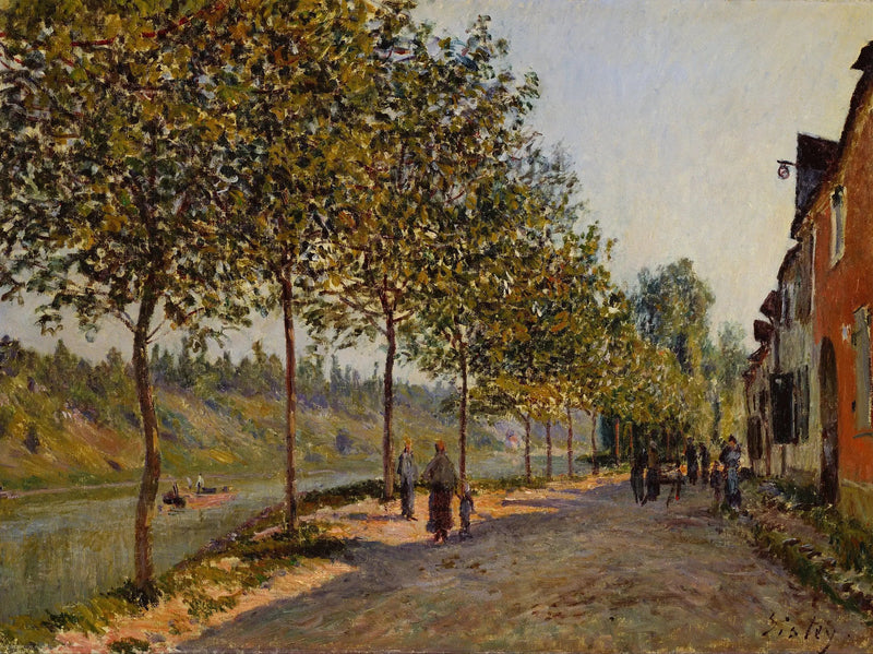 Park leśny w Saint-Mammès - Alfred Sisley