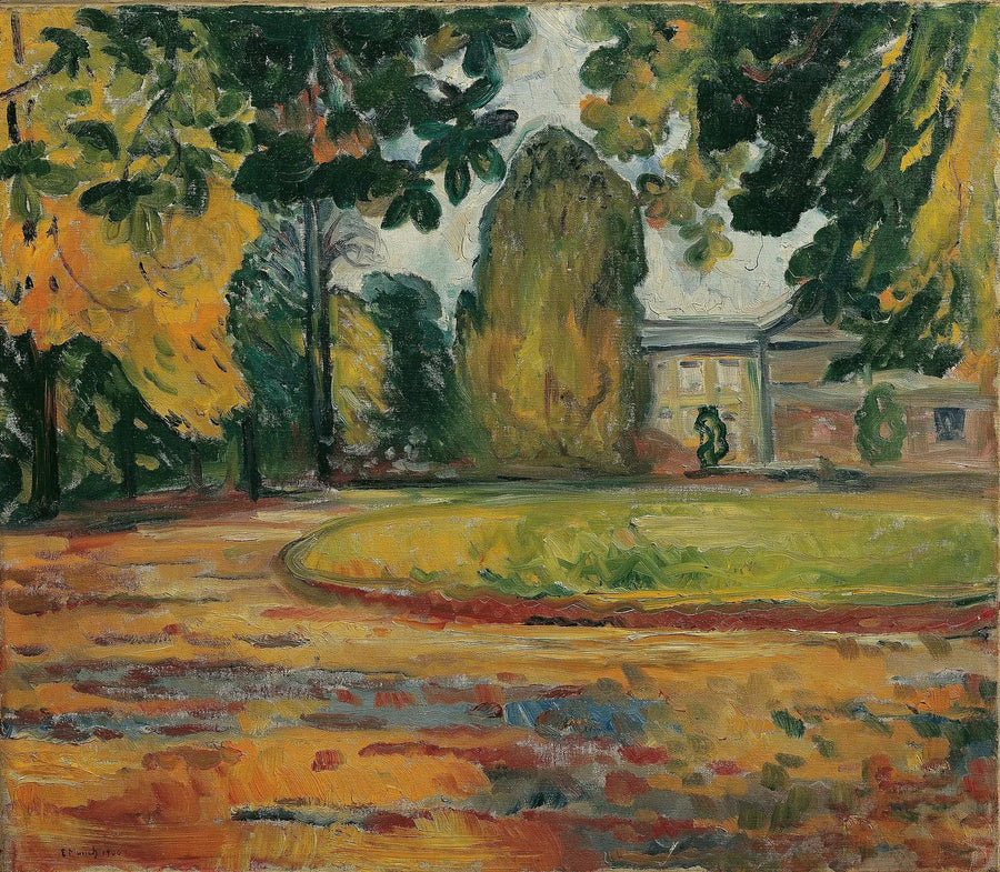 park w Kösen - Edvard Munch