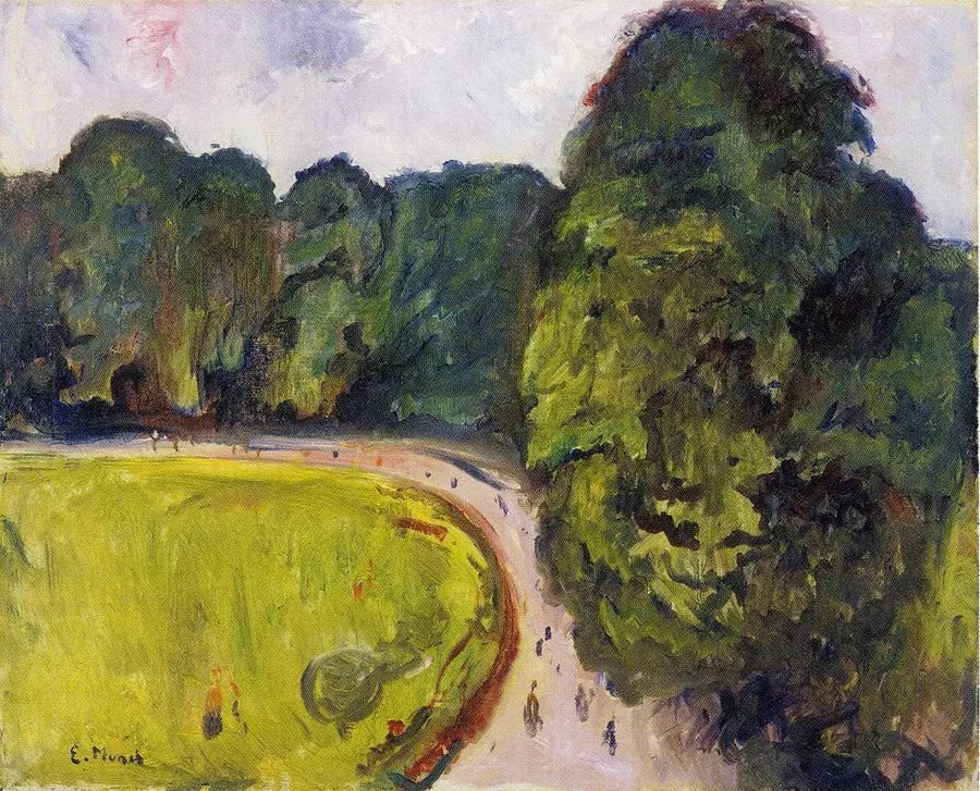 park w Kösen - Edvard Munch