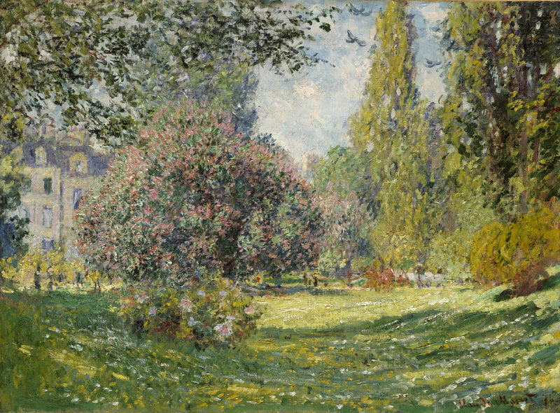 Krajobraz: Monceau Park W398 - Claude Monet