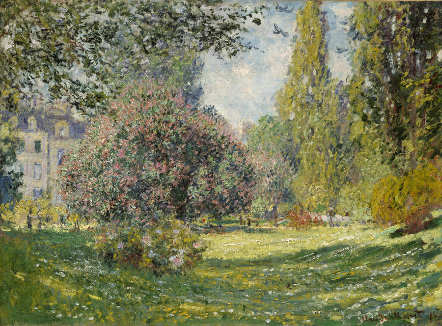 Krajobraz: Monceau Park W398 - Claude Monet
