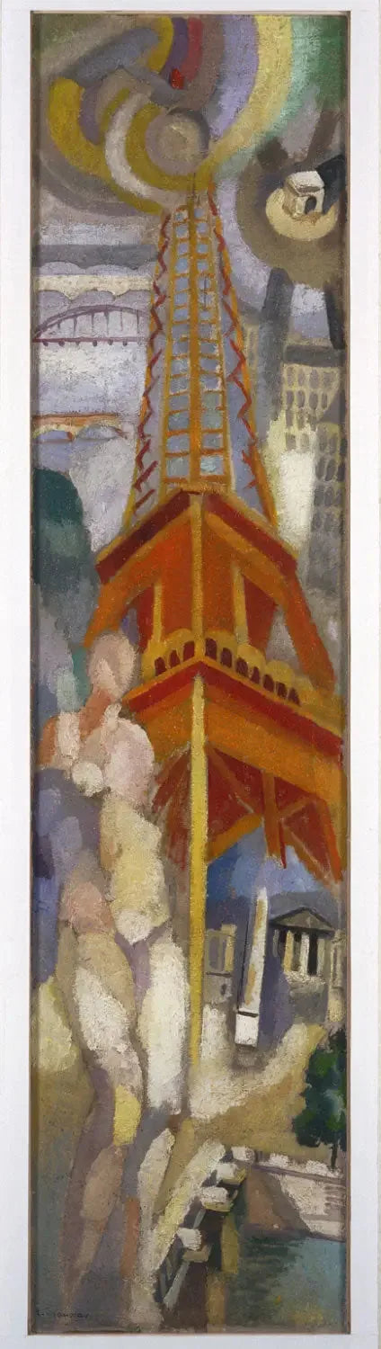 Paryż, Kobieta i Wieża Eiffla - Robert Delaunay