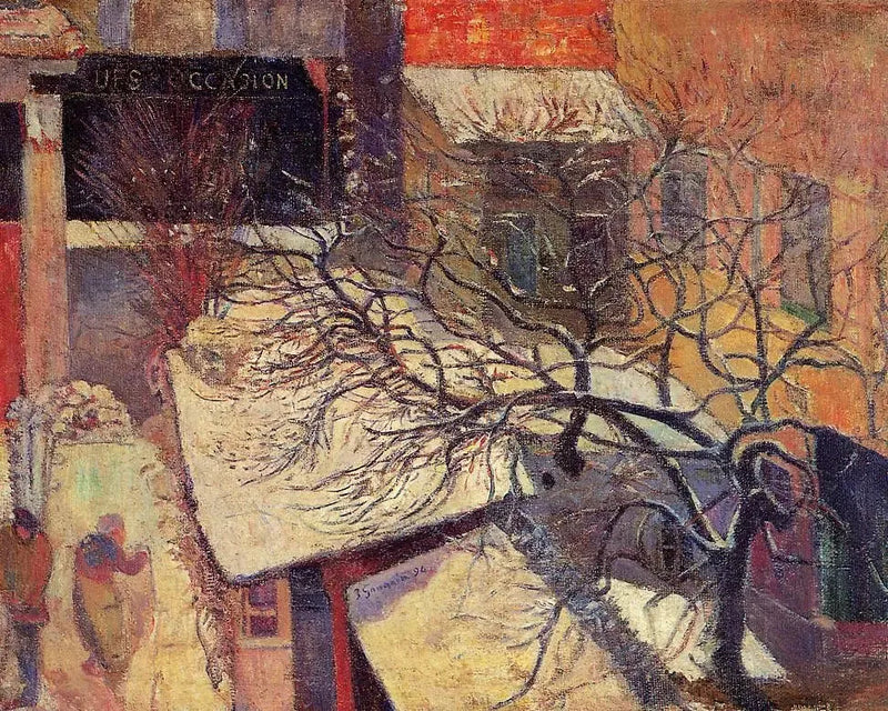 Paryż pod śniegiem - Paul Gauguin