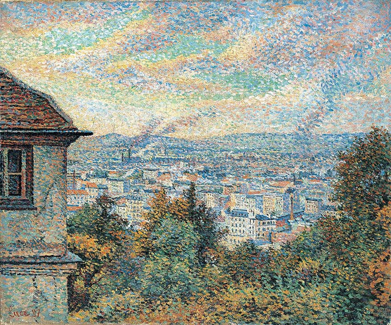 Paryż widziany z Montmartre - Maximilien Luce