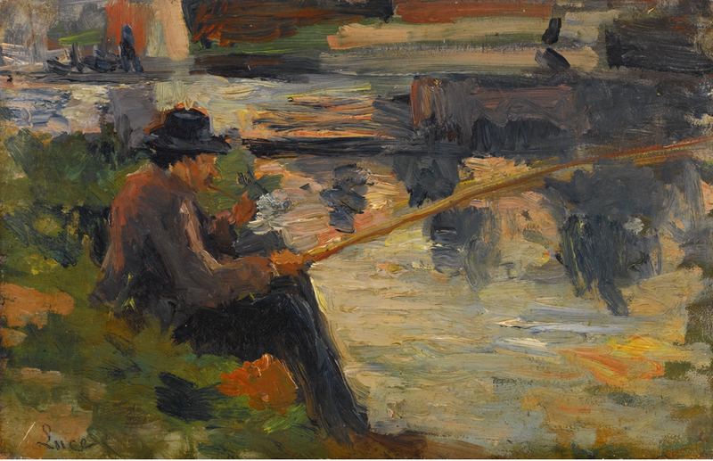 Parizelle na ryby w Bas-Meudon - Maximilien Luce