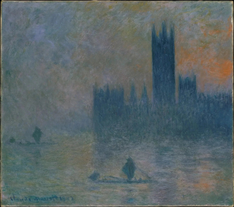 Londyn, Parlament (Efekt mgły) - Claude Monet