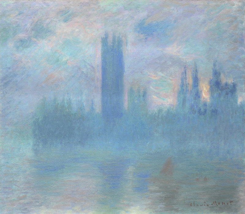 Parlament w Londynie - Claude Monet