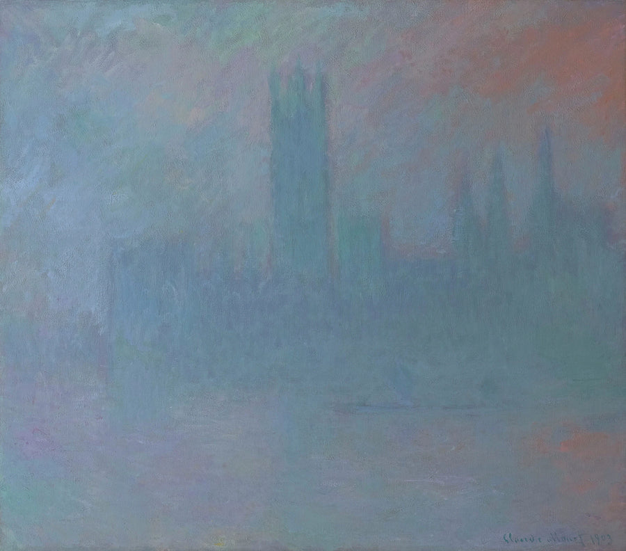 Parlament, symfonia w błękicie - Claude Monet