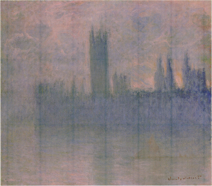 Parlament, symfonia w kolorze różowym - Claude Monet
