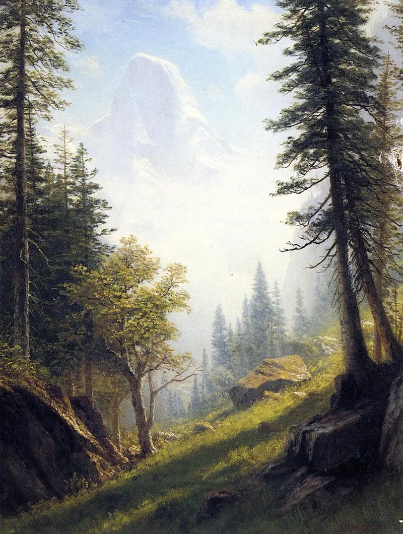 Wśród Bernońskich Alp - Albert Bierstadt