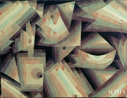 Pas de cristal, 1921 - Paul Klee - Reproductions de tableaux et peintures haut de gamme