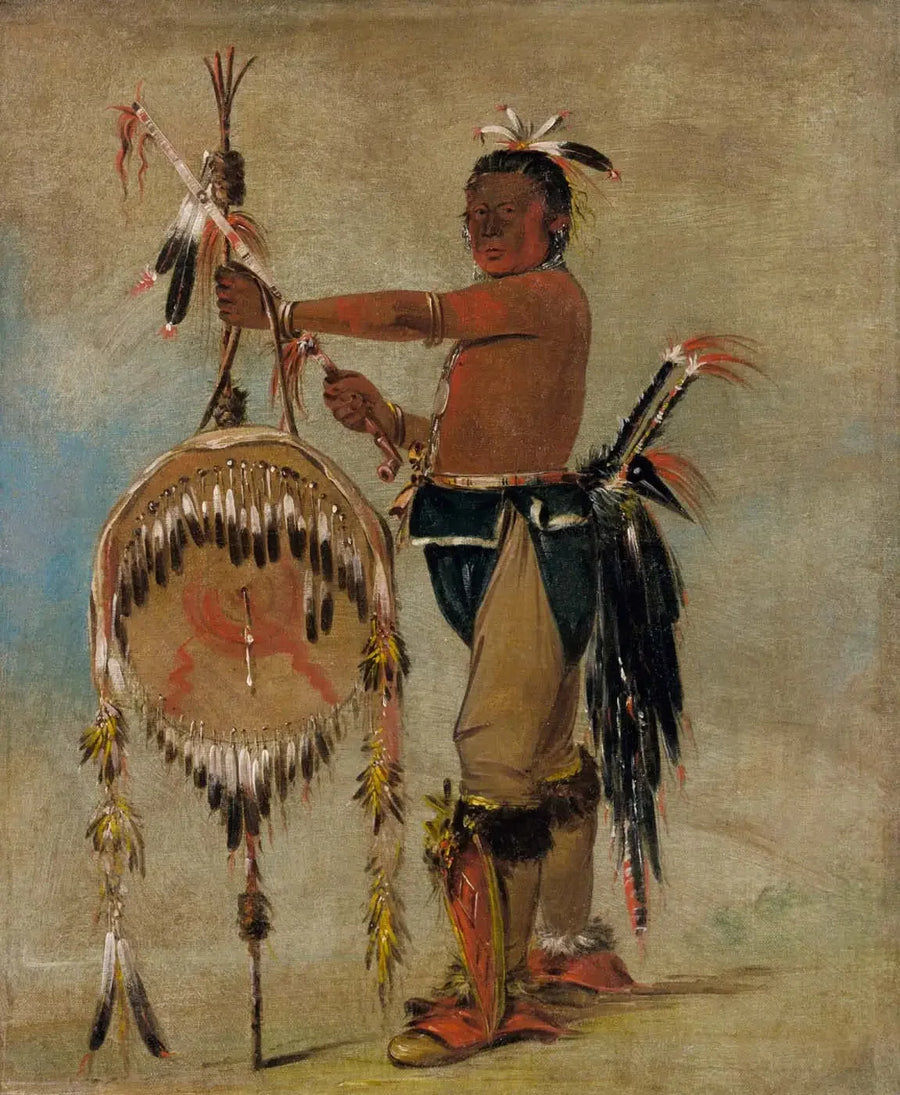 Pash-ee-pa-hó, Petit Chef Poignardant, Szacowny Szef Sauk - George Catlin