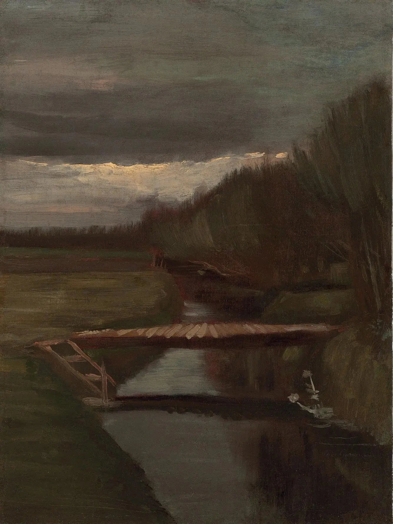 Passerelle au-dessus d’un fossé F189 JH386 — Vincent van Gogh