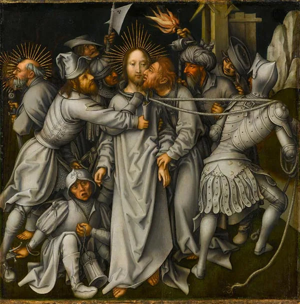 Szara pasja: Aresztowanie Jezusa - Hans Holbein starszy