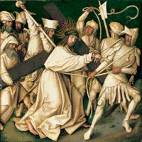 Szara pasja: Chrystus niosący krzyż - Hans Holbein starszy