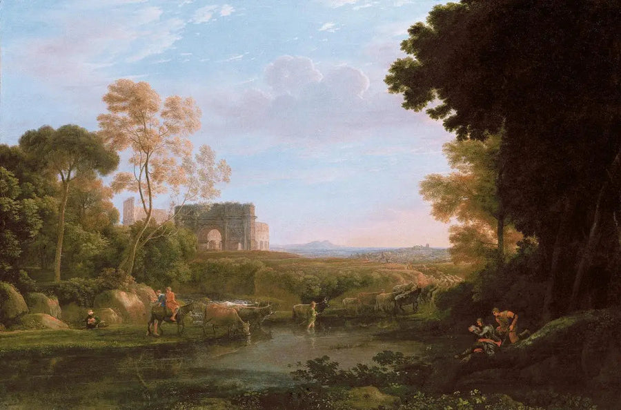 Pastoral z Łukiem Konstantyna - Claude Lorrain