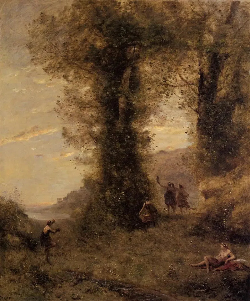 Pastoral — Pamiątka z Włoch - Jean-Baptiste Camille Corot