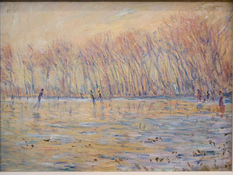 Łyżwiarze w Giverny - Claude Monet