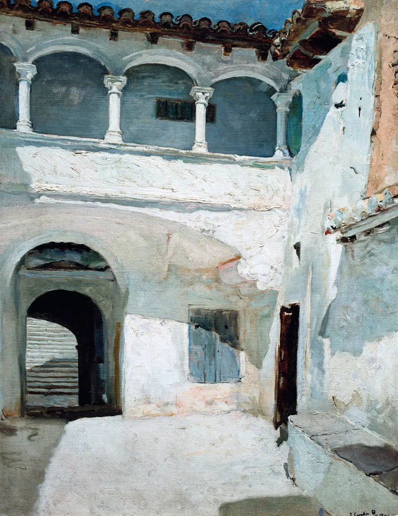 Patio de San Juan de Porta Coeli, Walencja - Joaquín Sorolla
