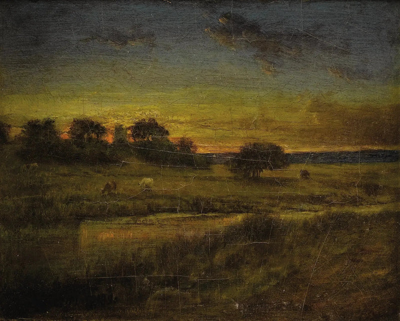Pastwisko o świcie - George Inness