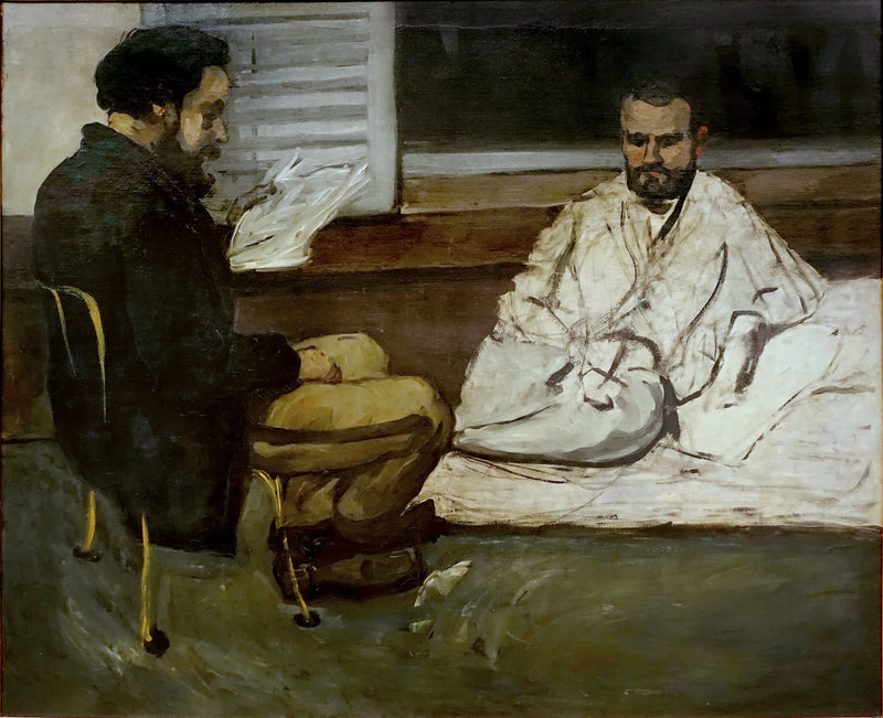 Paul Alexis czytający Émile Zoli - Paul Cézanne