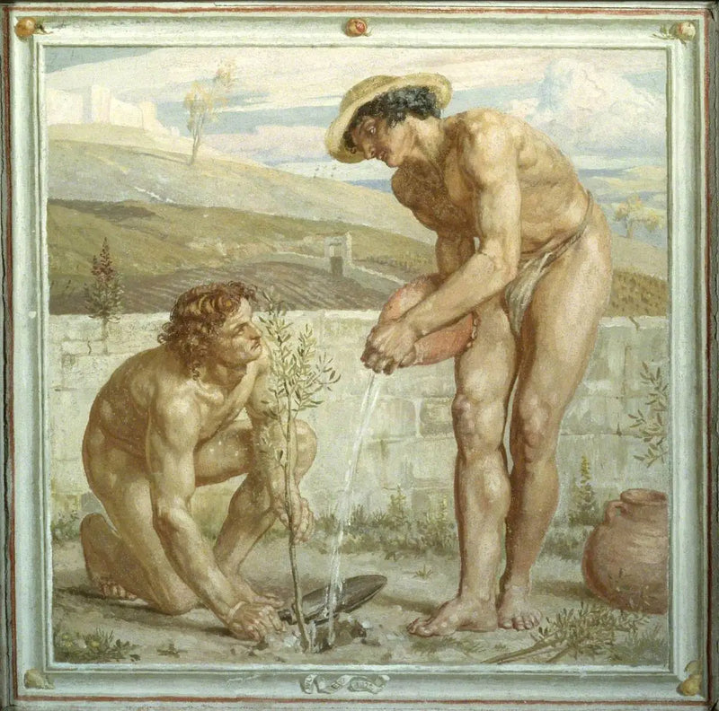 Paweł i Apollo - Edward Poynter
