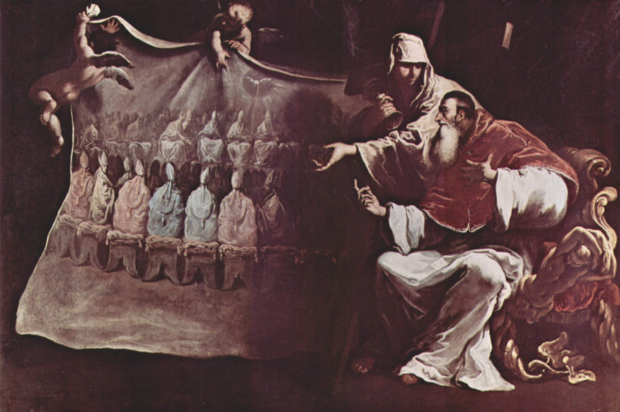Paul III inspirowany wiarą do zwołania Soboru Trydenckiego - Sebastiano Ricci