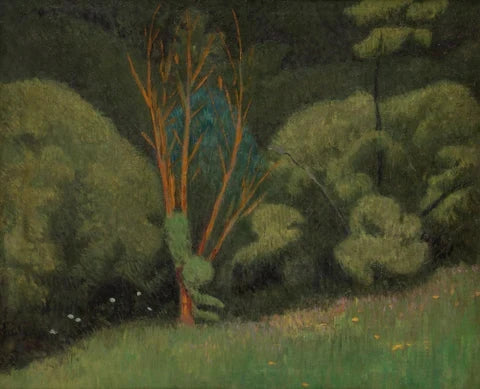 Paysage de Châteauneuf à l’arbre dénudé - Paul Sérusier
