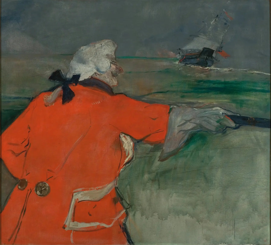 Paul Viaud w stroju admirała z XVIII wieku - Henri de Toulouse-Lautrec