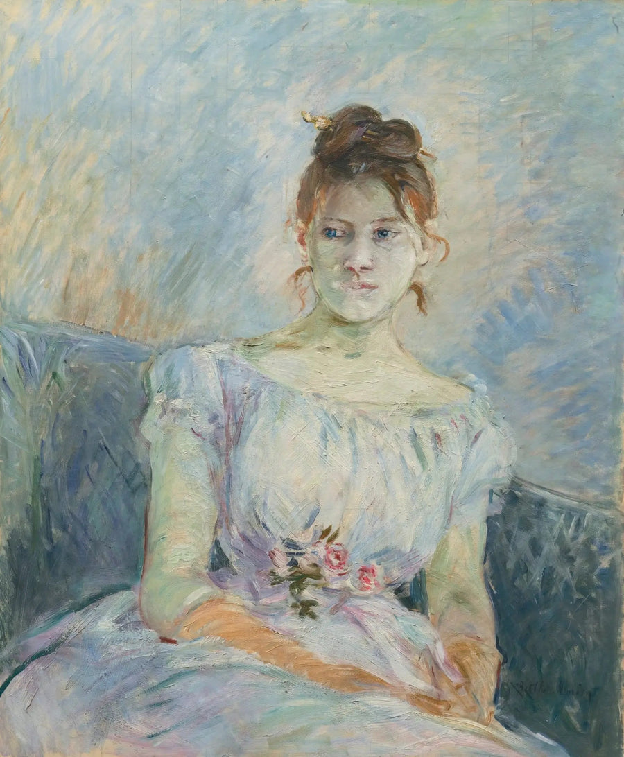Paule Gobillard w sukni balowej - Berthe Morisot
