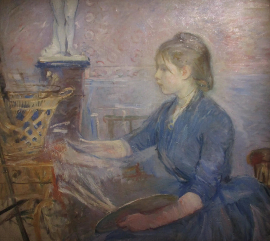 Paule Gobillard malująca - Berthe Morisot