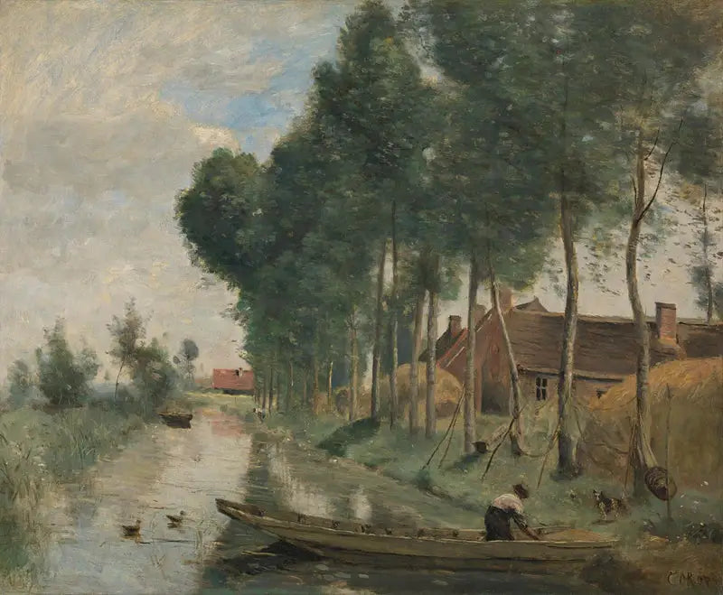 Pejzaż w Arleux-du-Nord - Jean-Baptiste Camille Corot