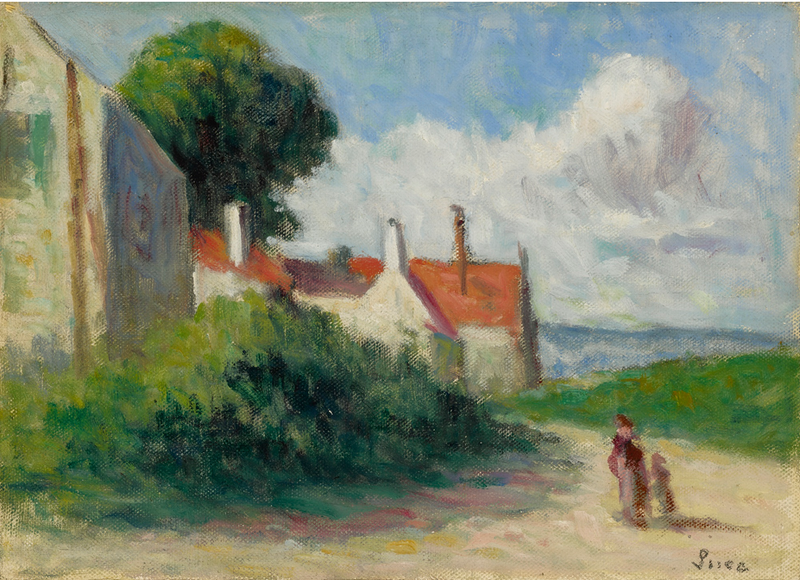 Pejzaż w Asquin-sous-Vézelay - Maximilien Luce