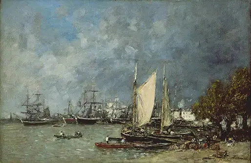 Krajobraz w Bordeaux - Eugène Boudin