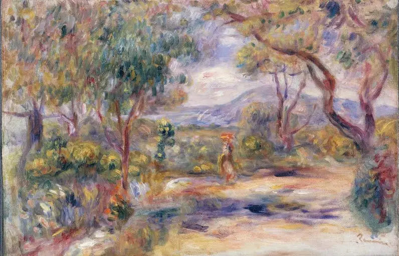 Krajobraz w Cagnes (Ogród Renoira) - Pierre-Auguste Renoir