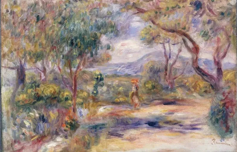 Krajobraz w Cagnes (Ogród Renoira) - Pierre-Auguste Renoir
