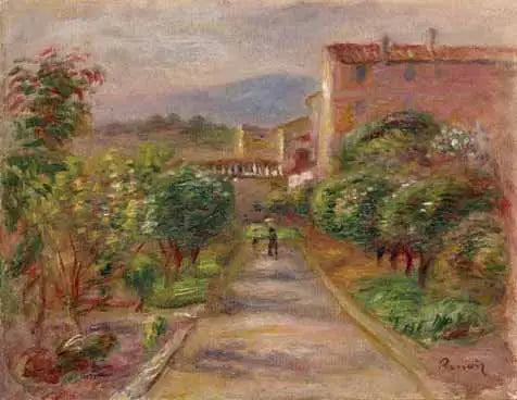 Krajobraz w Cagnes - Pierre-Auguste Renoir