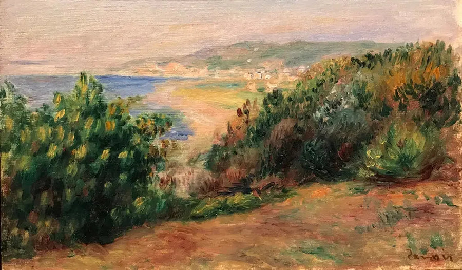 Krajobraz w Cagnes - Pierre-Auguste Renoir