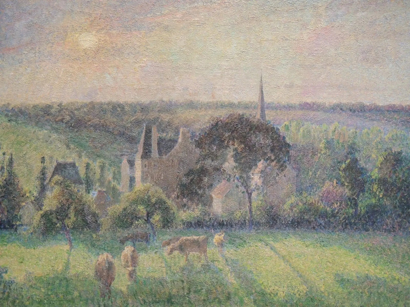 Krajobraz w Éragny - Camille Pissarro