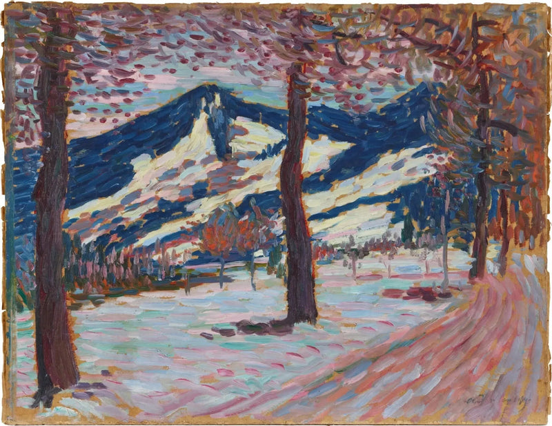Pejzaż w Füssen (wiosna) - Aleksiej von Jawlensky