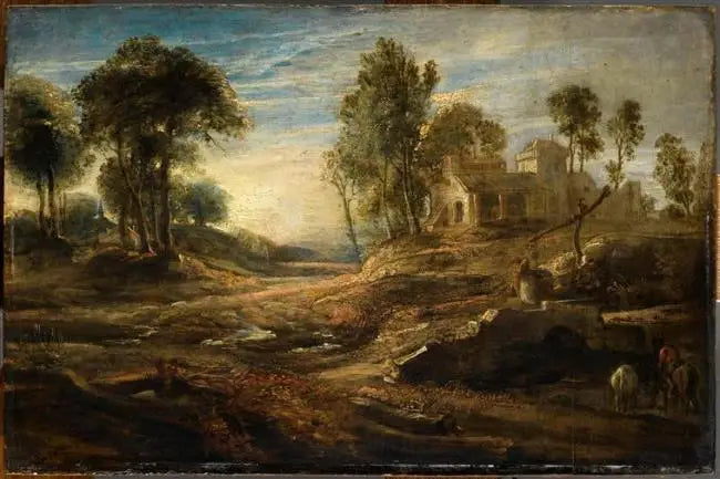 Pejzaż z wodopojem - Peter Paul Rubens